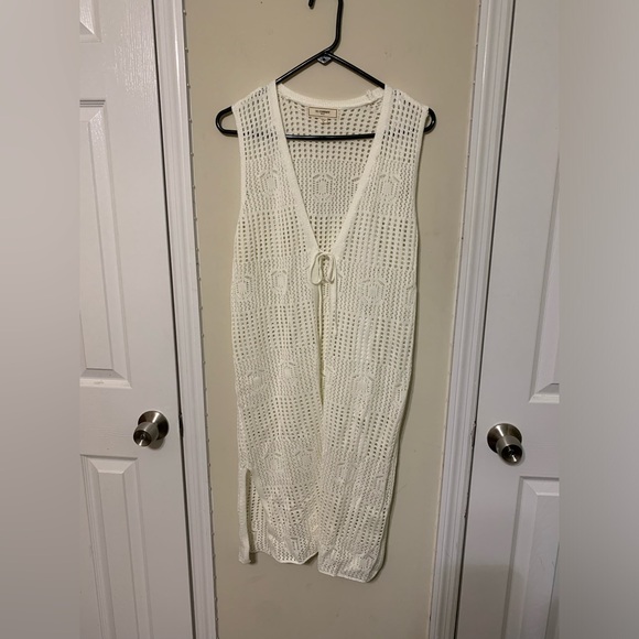 NWOT long duster vest Juniors size XL - Picture 1 of 5